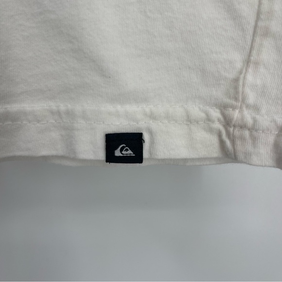 Quiksilver Boy's XL White Logo Tee - Picture 6 of 10